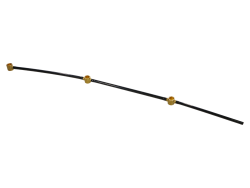 ЯМЗ-236 Трубка дренажная 236-1104370-В форсунки Н.О. (пластм.) без фитинга