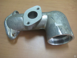 Патрубок подводящий водомасл.радиатора левого блока 841.1303160