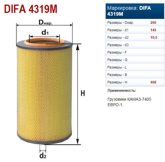 EFOV (V4319M) 7405-1109560 (LIVNI) (15016)
