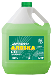 Антифриз Зеленый 10 кг Аляска Long Life G11