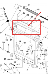 POLESE Plastina ramki perehod rezinovaya KZK 1780002-01 (7114)