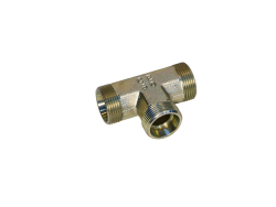 Переходник 323232 (тройник)  (M26х1.5-М26х1.5-М26х1.5) ЕВРО (DKOL)