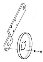 POLESBE Richag nizhnego vala nkam. KZK-12-1816120V-01 (pravii) s 2010 goda v sb s donishkom (15708)
