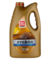 10w40 масло мотор унив полусинт 5 Лукойл Люкс