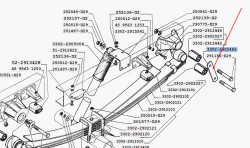 GAZ SCHeka sergi ressori zadnei 3302-2902466 (Gazel) (14945)