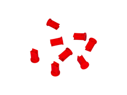 Распылитель инжекторный красный с двойным факелом IDK 110-04 Geoline