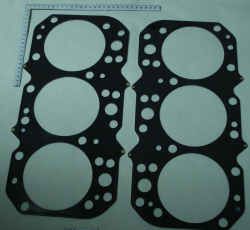 1221 Prokladka gbl 260-1003025-M (1k2sht)razdel (celnomet. sloenaya) 263-1003020 MTZ-2022 (9553)