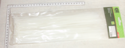 Homut (styazhka) plastmas. belii 3,6h300 (up-100 sht) (13752)