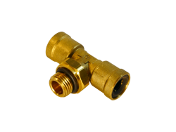 Фитинг торм.трубок  тройник (D-12М-16D-12) KAMOZZI 861035