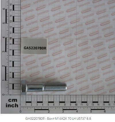 GASPARDO Bolt M16X2X 70 LH U5737 8.8 GA5220780R (6817)