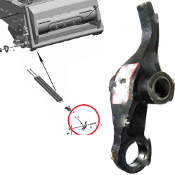 Akros Richag bloka pruzhin nak. kameri snizu 142.03.00.080 Rostselmash (6930)