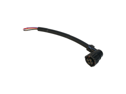 Колодка проводов соеденит.СЦБ-4 (байонет) с проводом угловая Ф5.3723.006