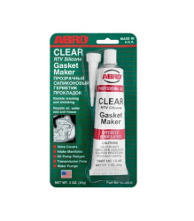 Герметик силиконовый 85 гр прозрачный ABRO 13-АВ