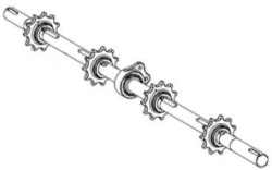 POLESE Val transportera nakl kam verhnii v sb KZK-12-1813000B s 2015 g. (15567)