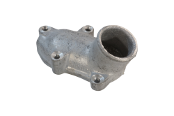 Патрубок водяной коробки в сб. (хомут+прокладка) 740.1303130 Н.Челны