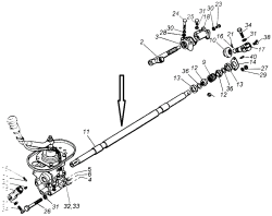 KAMAZ Tyaga peredn.pereklyuch.KPP 14.1703252