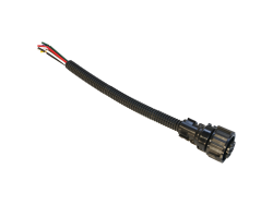 Колодка проводов соеденит.СЦБ-7 (байонет) с проводом прямая Ф5.3723.007