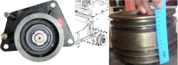 AKROS Kontrprivod zadnii 142.28.03.300 do 10g priv IRS (kronsh+val+shkiv-2+2 ruch) Rostselmash (5834)