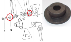 POLESE Vtulka nozha izmelchit KZK-10-0290608 ploskaya (1mash32sht) (7102)