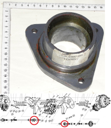 POLESE Korpus poluosi korobki diapazonov UES 0107105 (11550)