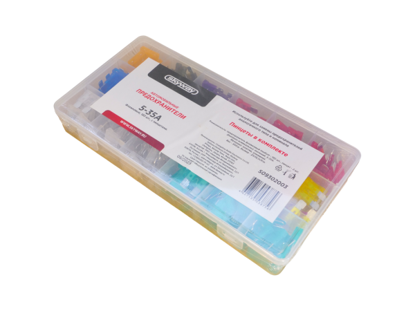 Предохранители штыревые(плоские) (180шт.с пинцетом, 5-35) AFU-S-P180 Airline (2)