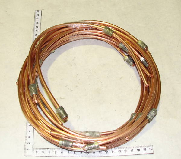 UAZ Trubki tormoznie medn.inzhektor (k-t 12sht) 452-3506010 (12450)