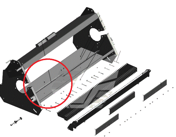 AKROS Protivorez izmelchit 181.14.02.424 s 2011g. Rostselmash (7271)