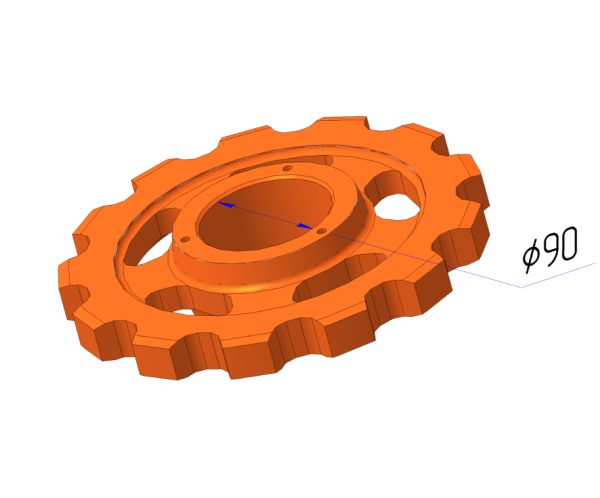 TSN-3B Zvezdochka povorotnaya TSN 00.101 (7583)