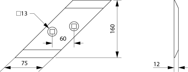 Долото правое РЗЗ.760 (Светлоград)