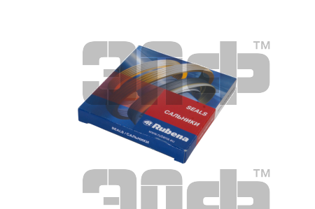 Сальник квала задн.(дв.406-409) (80х100-10 FKM 2х бортн.)  4062-1005160-01 Rubena Чехия (2)