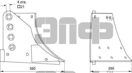Башмак левый РЗЗ.11.51.100_1