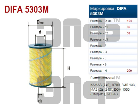 EFOM (M5303M) 645-1012040 (LIVNI) (12830)