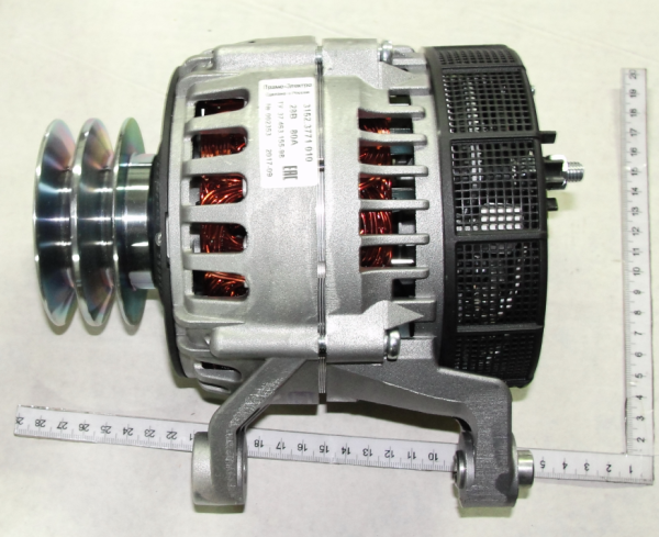 Generator AKROS 3152.3771010 28 V. 80A (Dva ruchya) (12576)