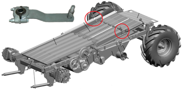 DON Podveska zadnyaya verh resh RSM-10B.01.01.100 Rostselmash (7313)