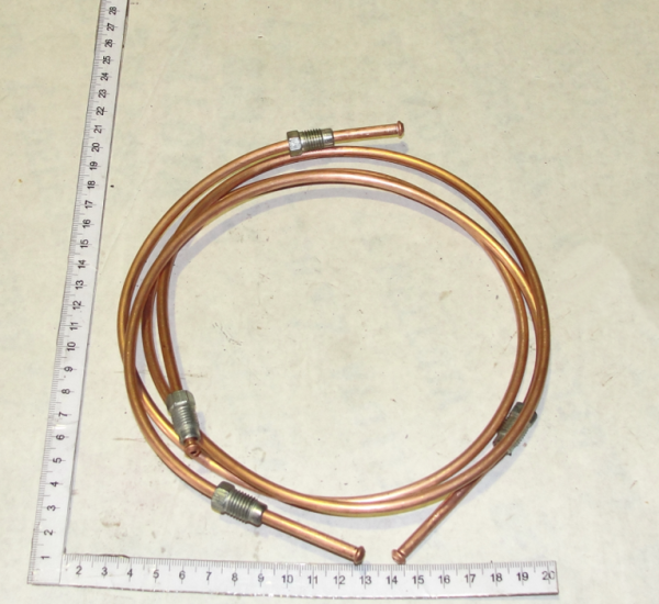 UAZ Trubki tormoznie zmosta k-t 2sht (452 inzhektor medn.)(dlin+korotk) 220695-350610010 (12704)